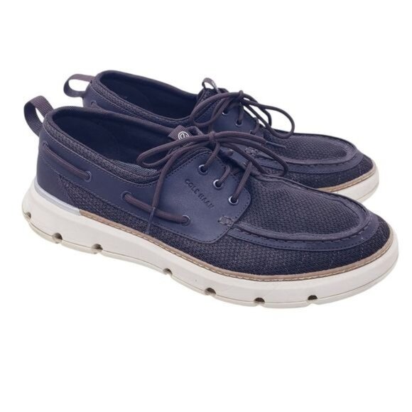 Cole Haan Brown 4.ZeroGrand Regatta Boat Shoes Loafers Men's Size 11.5 Wide - Picture 1 of 13